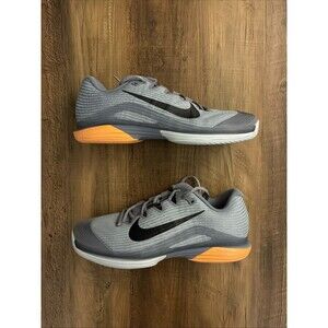 Nike Zoom Vapor 12 HC Ashen Blue Orange Men Size 8.5 Tennis Shoes FV5552-400